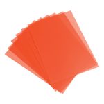 ΕΞΩΦΥΛΛΑ ΒΙΒΛΙΟΔΕΣΙΑΣ PVC 100ΤΜΧ ΔΙΑΦΑΝΗ A4 ΠΟΡΤΟΚΑΛΙ 150MIC GRAPHICO