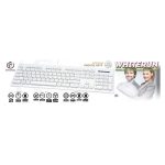 ΣΕΤ ΠΟΝΤΙΚΙ ΚΑΙ ΠΛΗΚΤΡΟΛΟΓΙΟ ΑΣΥΡΜΑΤΟ ΛΕΥΚΟ WHITERUN REBELTEC