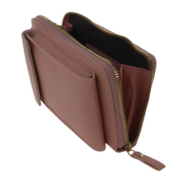 ΘΗΚΗ ΚΙΝΗΤΟΥ ΚΑΙ ΤΣΑΝΤΑΚΙ - ΠΟΡΤΟΦΟΛΙ 3 ΣΕ 1 BEIGE ΜΠΕΖ TFO