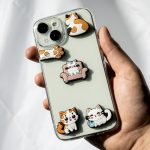 ΑΥΤΟΚΟΛΛΗΤΑ 3D STICKERS ΣΕΤ 5 ΤΕΜΑΧΙΩΝ ΣΧΕΔΙΑ ΑΝΑΓΛΥΦΑ CAT TFO