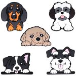 ΑΥΤΟΚΟΛΛΗΤΑ 3D STICKERS ΣΕΤ 5 ΤΕΜΑΧΙΩΝ ΣΧΕΔΙΑ ΑΝΑΓΛΥΦΑ DOG TFO