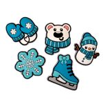 ΑΥΤΟΚΟΛΛΗΤΑ 3D STICKERS ΣΕΤ 5 ΤΕΜΑΧΙΩΝ ΣΧΕΔΙΑ ΑΝΑΓΛΥΦΑ SNOW TFO
