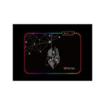 ΦΩΤΙΖΟΜΕΝΟ GAMING MOUSE PAD XXL RGB – 36x26cm – ΑΝΤΙΟΛΙΣΘΗΤΙΚΗ ΒΑΣΗ & ΥΦΑΣΜΑΤΙΝΗ ΕΠΙΦΑΝΕΙΑ MT-PD120 MEETION