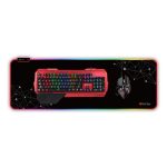 ΦΩΤΙΖΟΜΕΝΟ GAMING MOUSE PAD XXL RGB – 88x31cm – ΑΝΤΙΟΛΙΣΘΗΤΙΚΗ ΒΑΣΗ & ΥΦΑΣΜΑΤΙΝΗ ΕΠΙΦΑΝΕΙΑ MT-PD121 MEETION