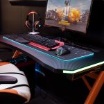 ΦΩΤΙΖΟΜΕΝΟ GAMING MOUSE PAD XXL RGB – 88x31cm – ΑΝΤΙΟΛΙΣΘΗΤΙΚΗ ΒΑΣΗ & ΥΦΑΣΜΑΤΙΝΗ ΕΠΙΦΑΝΕΙΑ MT-PD121 MEETION