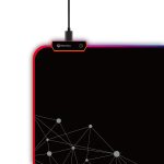 ΦΩΤΙΖΟΜΕΝΟ GAMING MOUSE PAD XXL RGB – 88x31cm – ΑΝΤΙΟΛΙΣΘΗΤΙΚΗ ΒΑΣΗ & ΥΦΑΣΜΑΤΙΝΗ ΕΠΙΦΑΝΕΙΑ MT-PD121 MEETION