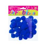 ΠΟΝ ΠΟΝ ΥΛΙΚΑ ΧΕΙΡΟΤΕΧΝΙΑΣ & DIY 25mm 30 ΤΕΜΑΧΙΑ ΜΠΛΕ FABI