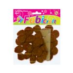 ΠΟΝ ΠΟΝ ΥΛΙΚΑ ΧΕΙΡΟΤΕΧΝΙΑΣ & DIY 25mm 30 ΤΕΜΑΧΙΑ ΚΑΦΕ FABI