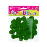 ΠΟΝ ΠΟΝ ΥΛΙΚΑ ΧΕΙΡΟΤΕΧΝΙΑΣ & DIY 25mm 30 ΤΕΜΑΧΙΑ ΠΡΑΣΙΝΟ FABI