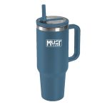 ΠΟΤΗΡΙ - ΘΕΡΜΟΣ ΑΝΟΞΕΙΔΩΤΟ 900ML ΜΕ ΚΑΛΑΜΑΚΙ - ΜΠΛΕ MUST