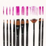 ΣΕΤ ΚΑΛΛΙΤΕΧΝΙΚΑ ΠΙΝΕΛΑ ΜΕ ΣΥΝΘΕΤΙΚΗ ΤΡΙΧΑ NYLON - 10 ΤΕΜΑΧΙΑ GR-PA10 FIORELLO