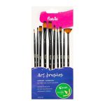 ΣΕΤ ΚΑΛΛΙΤΕΧΝΙΚΑ ΠΙΝΕΛΑ ΜΕ ΣΥΝΘΕΤΙΚΗ ΤΡΙΧΑ NYLON - 10 ΤΕΜΑΧΙΑ GR-PA10 FIORELLO