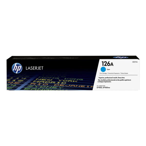 ΓΡΑΦΙΤΗΣ ΤΟΝΕΡ ORIGINAL LASERJET TONER CARTRIDGE CE311A 126A CYAN HP