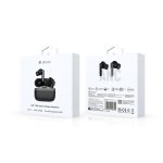 WIRELESS EARPHONES - BLUETOOTH 5.3 ΜΕ ACTIVE NOISE CANCELLATION & 6 MIC ENC - BLACK ANC TWS ULTRA1 DEVIA