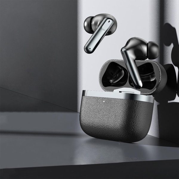 WIRELESS EARPHONES - BLUETOOTH 5.3 ΜΕ ACTIVE NOISE CANCELLATION & 6 MIC ENC - BLACK ANC TWS ULTRA1 DEVIA