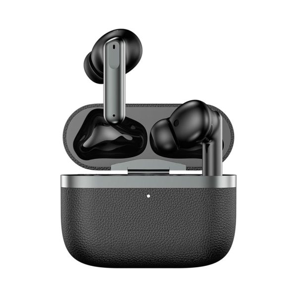 WIRELESS EARPHONES - BLUETOOTH 5.3 ΜΕ ACTIVE NOISE CANCELLATION & 6 MIC ENC - BLACK ANC TWS ULTRA1 DEVIA
