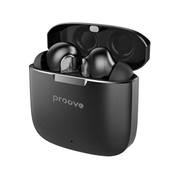 WIRELESS EARPHONES - BLUETOOTH 5.3 ΜΕ ACTIVE NOISE CANCELLATION (ANC) COLD SOUND PRO – BLACK PROOVE