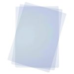 ΖΕΛΑΤΙΝΕΣ ΠΛΑΣΤΙΚΟΠΟΙΗΣΗΣ 216mm×303mm 125 MICRONS A4 APEX