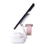 ΑΣΥΡΜΑΤΟΣ ΦΟΡΤΙΣΤΗΣ 3 ΣΕ 1 QI PAD 15W – ΛΕΥΚΟΣ MXWC-06 MAXLIFE - Image 5