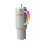 ΠΑΓΟΥΡΙ ΘΕΡΜΟΣ 900ML - ΑΝΟΞΕΙΔΩΤΟ ΜΕ ΚΑΛΑΜΑΚΙ ΚΑΙ LED ΓΚΡΙ MUST