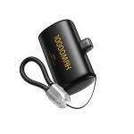 POWERBANK 10000MAH PD 22.5W ΜΑΥΡΟ ΤΑΧΕΙΑ ΦΟΡΤΙΣΗ ΜΕ ΕΝΣΩΜΑΤΩΜΕΝΟ ΚΑΛΩΔΙΟ WP-113 BLACK WEKOME