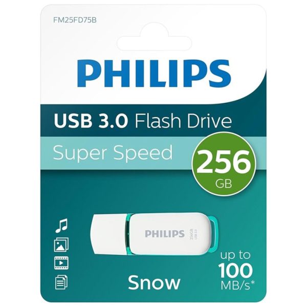 ΣΤΙΚΑΚΙ ΜΝΗΜΗΣ USB 3.0 SNOW EDITION 256GB PHILIPS