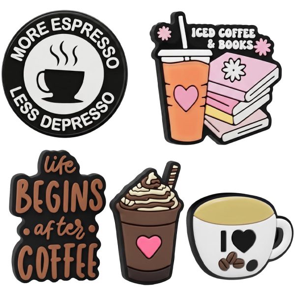 ΑΥΤΟΚΟΛΛΗΤΑ 3D STICKERS ΣΕΤ 5 ΤΕΜΑΧΙΩΝ ΣΧΕΔΙΑ ΑΝΑΓΛΥΦΑ ΚΑΦΕΣ COFFEE TFO