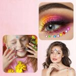 ΑΥΤΟΚΟΛΛΗΤΑ ΔΙΑΜΑΝΤΑΚΙΑ 3D - 12 ΦΥΛΛΑ RHINESTONE & PEARL STICKERS DIROX - Image 4