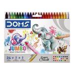 ΚΗΡΟΜΠΟΓΙΕΣ JUMBO WAX CRAYONS 24+1+1 ΧΡΩΜΑΤΑ - SUPER SMOOTH DOMS