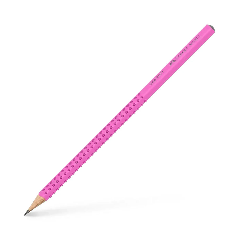molyvi-hb-grip-2001-chroma-fuchsia-fouxia-faber-castell ΜΟΛΥΒΙ HB GRIP 2001 – ΧΡΩΜΑ FUCHSIA ΦΟΥΞΙΑ FABER-CASTELL