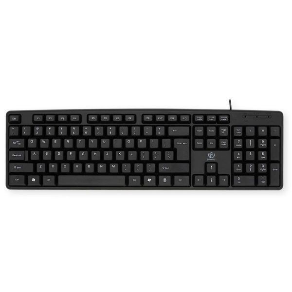 ΠΛΗΚΤΡΟΛΟΓΙΟ ΕΝΣΥΡΜΑΤΟ FULL-SIZE – ΑΔΙΑΒΡΟΧΟ USB (104 ΠΛΗΚΤΡΑ) UNO REBELTEC