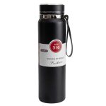 ΘΕΡΜΟΣ ΑΝΟΞΕΙΔΩΤΟΣ 1000ML ΜΕ ΛΟΥΡΑΚΙ – ΜΑΥΡΟ HOMIE