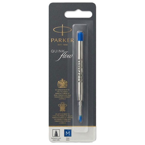ΑΝΤΑΛΛΑΚΤΙΚΟ QUINKFLOW BALLPOINT REFILL BLUE MEDIUM (1.0MM) – ΜΠΛΕ ΜΕΛΑΝΙ PARKER