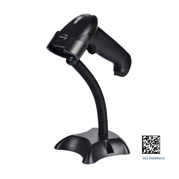 BARCODE SCANNER ΑΣΥΡΜΑΤΟ & ΕΝΣΥΡΜΑΤΟ 1D & 2D / QR CODES ΜΕ ΒΑΣΗ BCS-05BW POWER ON