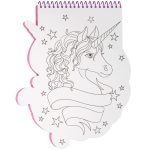 ΜΠΛΟΚ ΖΩΓΡΑΦΙΚΗΣ STICKER COLOURING BOOK ΜΕ ΣΠΙΡΑΛ 19Φ. ΣΧΕΔΙΟ UNICORN & ΑΥΤΟΚΟΛΛΗΤΑ STYLEX