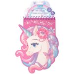 ΜΠΛΟΚ ΖΩΓΡΑΦΙΚΗΣ STICKER COLOURING BOOK ΜΕ ΣΠΙΡΑΛ 19Φ. ΣΧΕΔΙΟ UNICORN & ΑΥΤΟΚΟΛΛΗΤΑ STYLEX