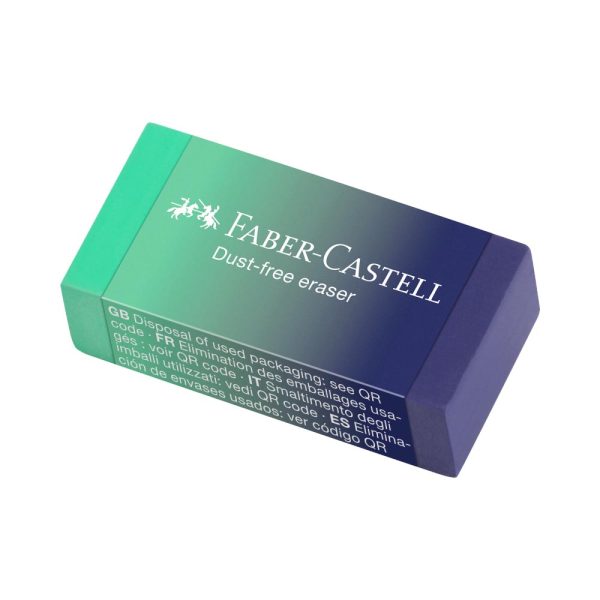 ΓΟΜΑ ΜΟΛΥΒΙΟΥ DUST FREE FLOW GRIP PASTEL BLUSHING SKY BUZZING BLUE PUNCHY MELON FABER CASTELL