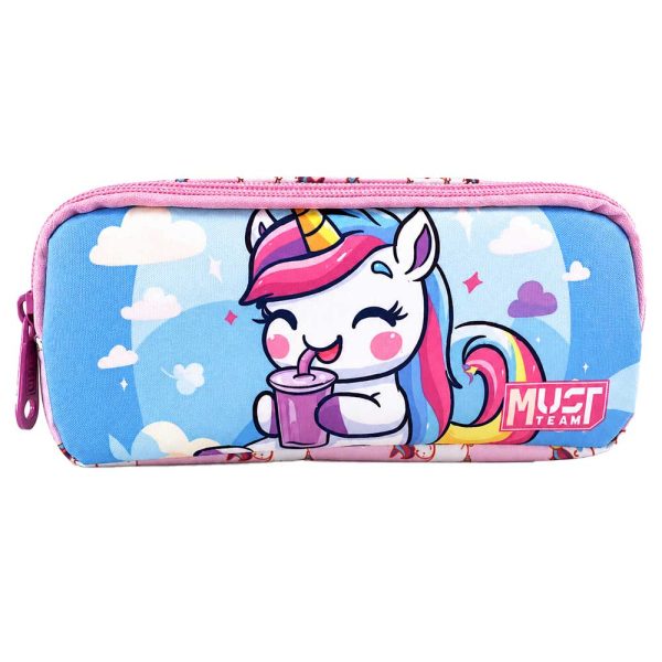 ΚΑΣΕΤΙΝΑ ΔΙΠΛΗ ΣΧΟΛΙΚΗ CUTE UNICORN 2 ΘΗΚΕΣ DIAKAKIS IMPORTS TEAM MUST