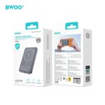 POWER BANK 10000mAh 22.5W ΜΕ ΑΣΥΡΜΑΤΗ ΦΟΡΤΙΣΗ 15W DARK BO-P82 BWOO