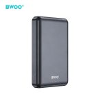 POWER BANK 10000mAh 22.5W ΜΕ ΑΣΥΡΜΑΤΗ ΦΟΡΤΙΣΗ 15W DARK BO-P82 BWOO