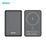 POWER BANK 10000mAh 22.5W ΜΕ ΑΣΥΡΜΑΤΗ ΦΟΡΤΙΣΗ 15W DARK BO-P82 BWOO