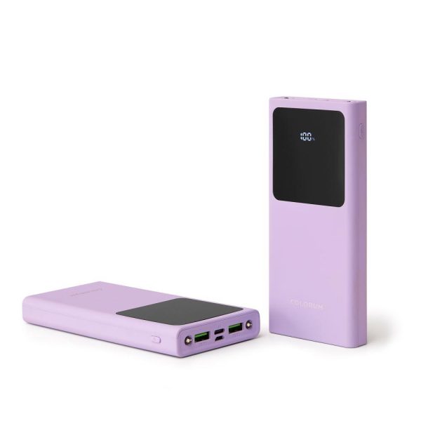 POWER BANK 10000MAH ΜΩΒ – 22.5W LAVENDER CPB10-09 COLORUM