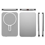 POWER BANK 5000mAh 20W MAGSAFE COMPATIBLE GRAY SLIM-MAG QMPB5-20-18 QUALO