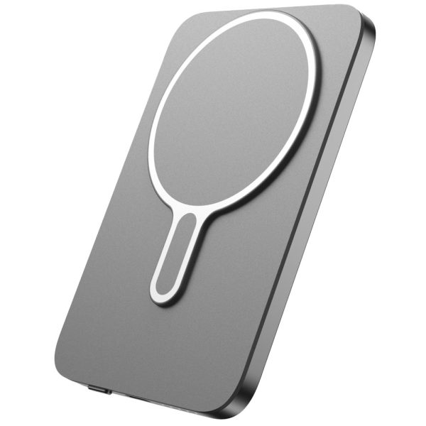 POWER BANK 5000mAh 20W MAGSAFE COMPATIBLE GRAY SLIM-MAG QMPB5-20-18 QUALO
