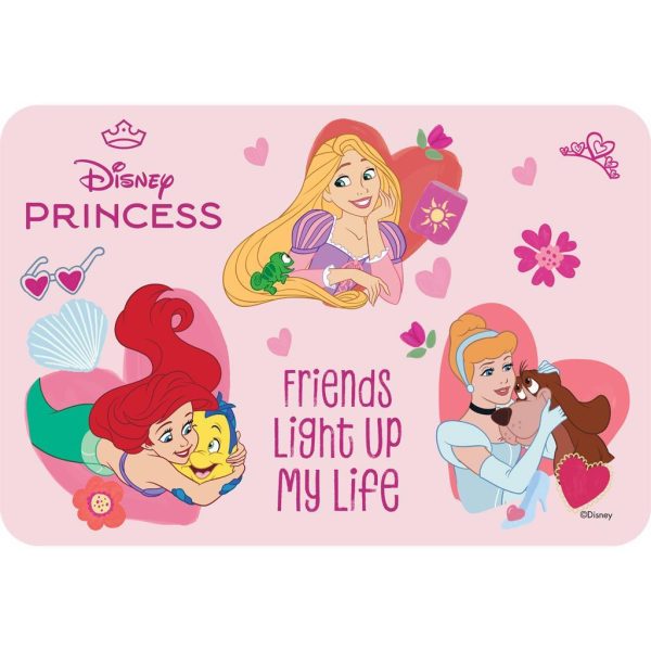 ΣΟΥΠΛΑ ΠΛΑΣΤΙΚΟ DISNEY PRINCESS "FRIENDS LIGHT UP MY LIFE" 43X29ΕΚ. ΔΙΑΚΑΚΗΣ