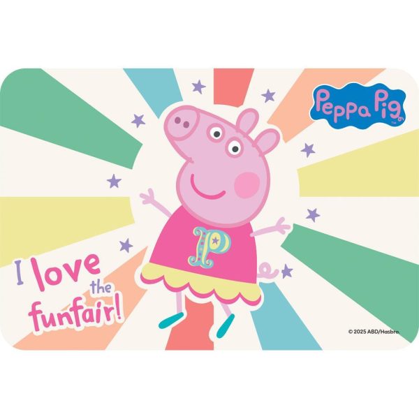 ΣΟΥΠΛΑ ΠΛΑΣΤΙΚΟ PEPPA PIG "I LOVE THE FUNFAIR!" 43X29ΕΚ. ΔΙΑΚΑΚΗΣ
