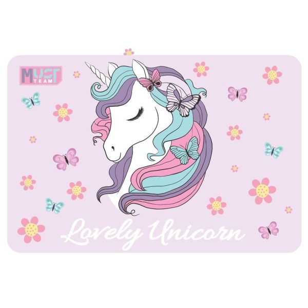 ΣΟΥΠΛΑ ΠΛΑΣΤΙΚΟ UNICORN "LOVELY UNICORN" MUST TEAM 43X29ΕΚ. ΔΙΑΚΑΚΗΣ