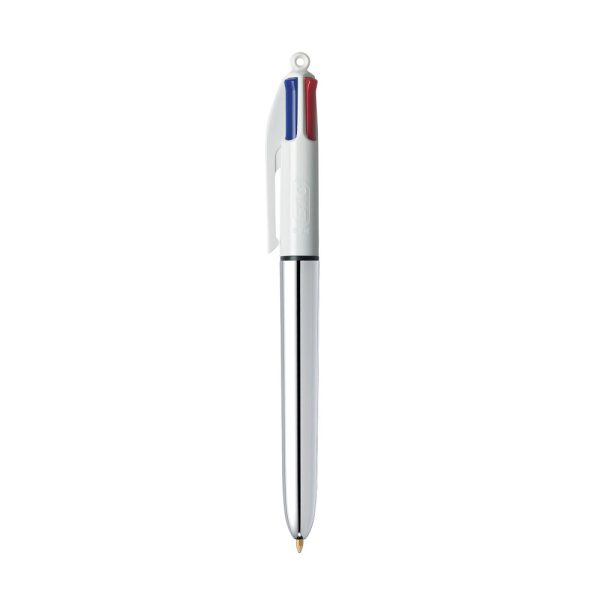 ΣΤΥΛΟ 4 COLOURS SHINE 1.0mm ΜΕΤΑΛΛΙΚΟ ΑΣΗΜΙ SILVER 4 ΧΡΩΜΑΤΑ BIC