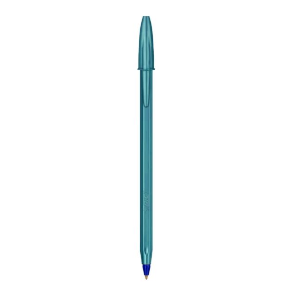 ΣΤΥΛΟ ΔΙΑΡΚΕΙΑΣ CRISTAL CELEBRATION BLUE 1.0mm ΜΕΤΑΛΛΙΚΟ ΜΠΛΕ BIC