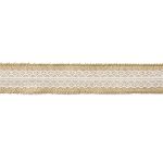 ΚΟΡΔΕΛΑ ΛΙΝΑΤΣΑ ΜΕ ΛΕΥΚΗ ΔΑΝΤΕΛΑ 5CM X 5M (TJ4-5) PARTYDECO